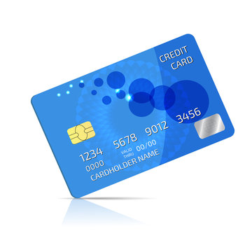 Credit Card Icon Isolated on white