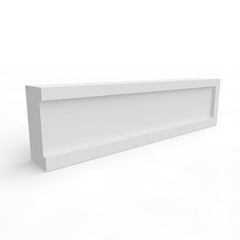 Fototapeta premium Blank white box for gifts and products