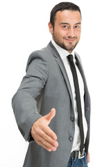 Businessman handshaking