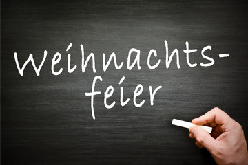 Fototapeta premium Weihnachtsfeier