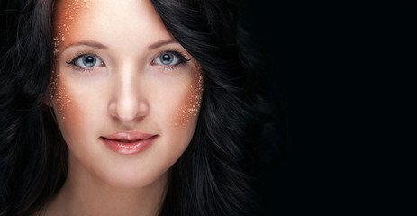 Fototapeta premium Beauty woman portrait