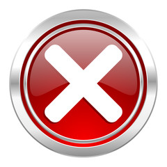 cancel icon, x sign