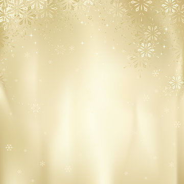 Gold Winter Background