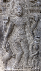 Piksadanar sculpture at Annamalaiyar Temple in Thiruvannamalai.