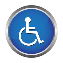 Handicapped wheelchair button