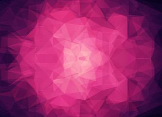 Fototapeta premium Geometric triangles background, polygonal design