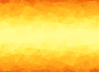 Gold  triangles background, polygonal design