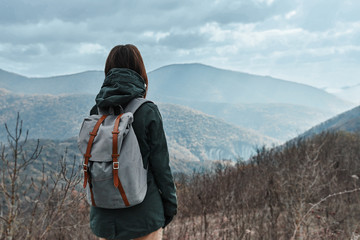 Hiker in the mountains