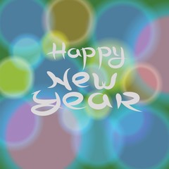 new year blurred background