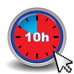 10 HOURS ICON