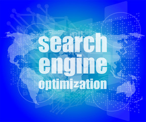 Search Engine Optimization - SEO Sign in Browser Window