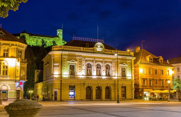 Fototapeta na wymiar Slovene Philharmonic Orchestra in Ljubljana