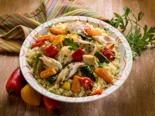 couscous with fish and vegetables