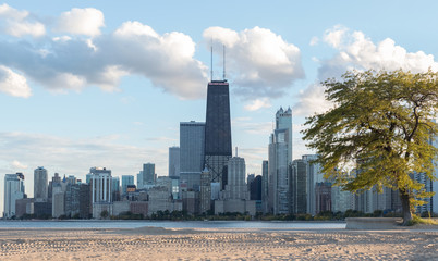 View of Downtown Chicago - obrazy, fototapety, plakaty