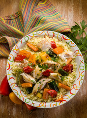 couscous with fish and vegetables