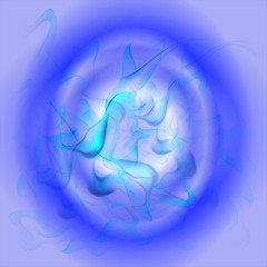 Abstract blue smooth waves design