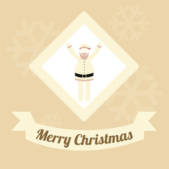 merry christmas over  color background
