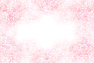 桜　年賀状　背景