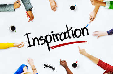 Multiethnic People Discussing About Inspiration