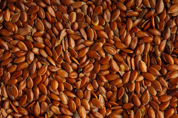 Healthy diet. Flax seeds linseed as natural food background