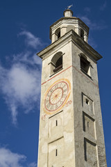 Fototapeta premium Schiefer Turm in Moritz