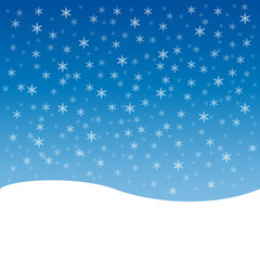 Vector winter background