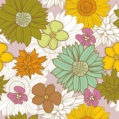 Abstract vector seamless background