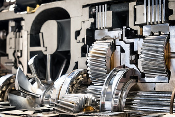 cross section automatic gear