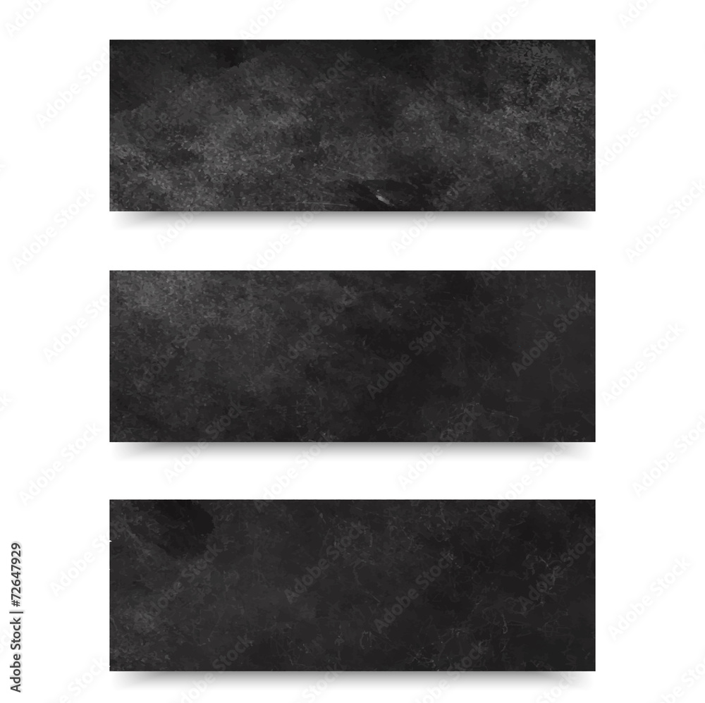 Sticker vector grunge template header design.