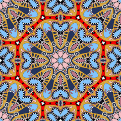 silk neck scarf or kerchief square pattern design