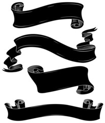 Black Banners Set © Giraphics