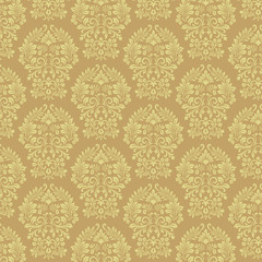 Gold Damask Pattern © Giraphics