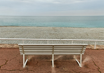 The beach of Nice.