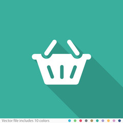 Flat Long Shadow Icon