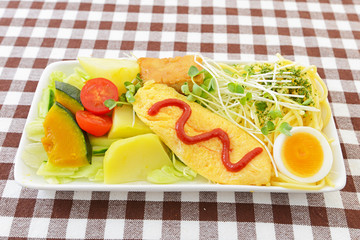 おいしそうなオムレツ