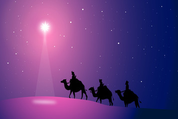 Three Wise Men-Vector