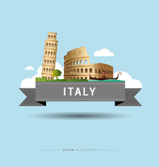 Italy, Pisa, Rome, Colosseum, travel, Landmark