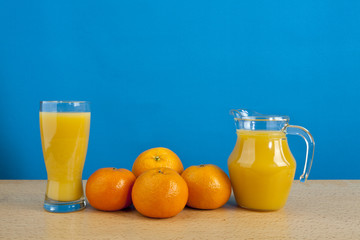 oranges and juice