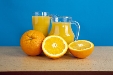 oranges and juice