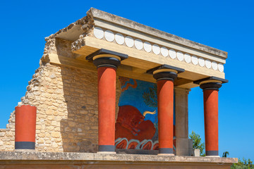 Palace of Knossos. Crete, Greece