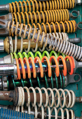 shock absorber car background texture