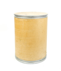 the paper bucket isolated on white background