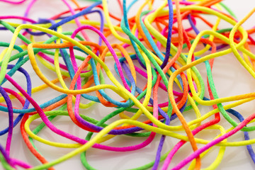 Bright floss.