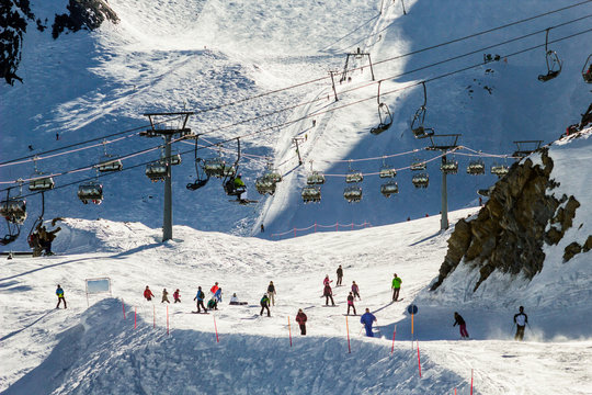 Kitzsteinhorn ski region in Austria
