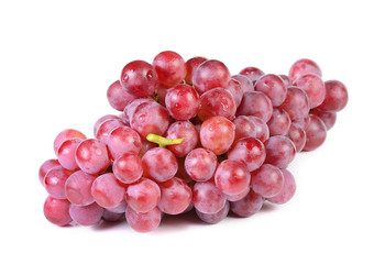 grapes isolated on over white background