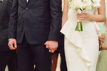 Newlyweds at Ceremony