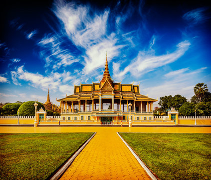 Royal Palace complex in Phnom Penh