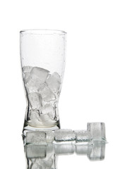 glass with ice