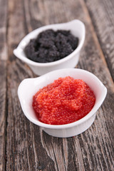 red and black caviar
