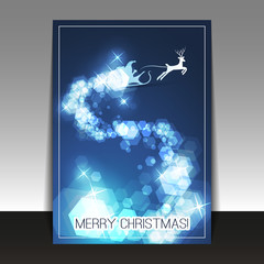 Christmas Card - Flyer or Cover Design Template